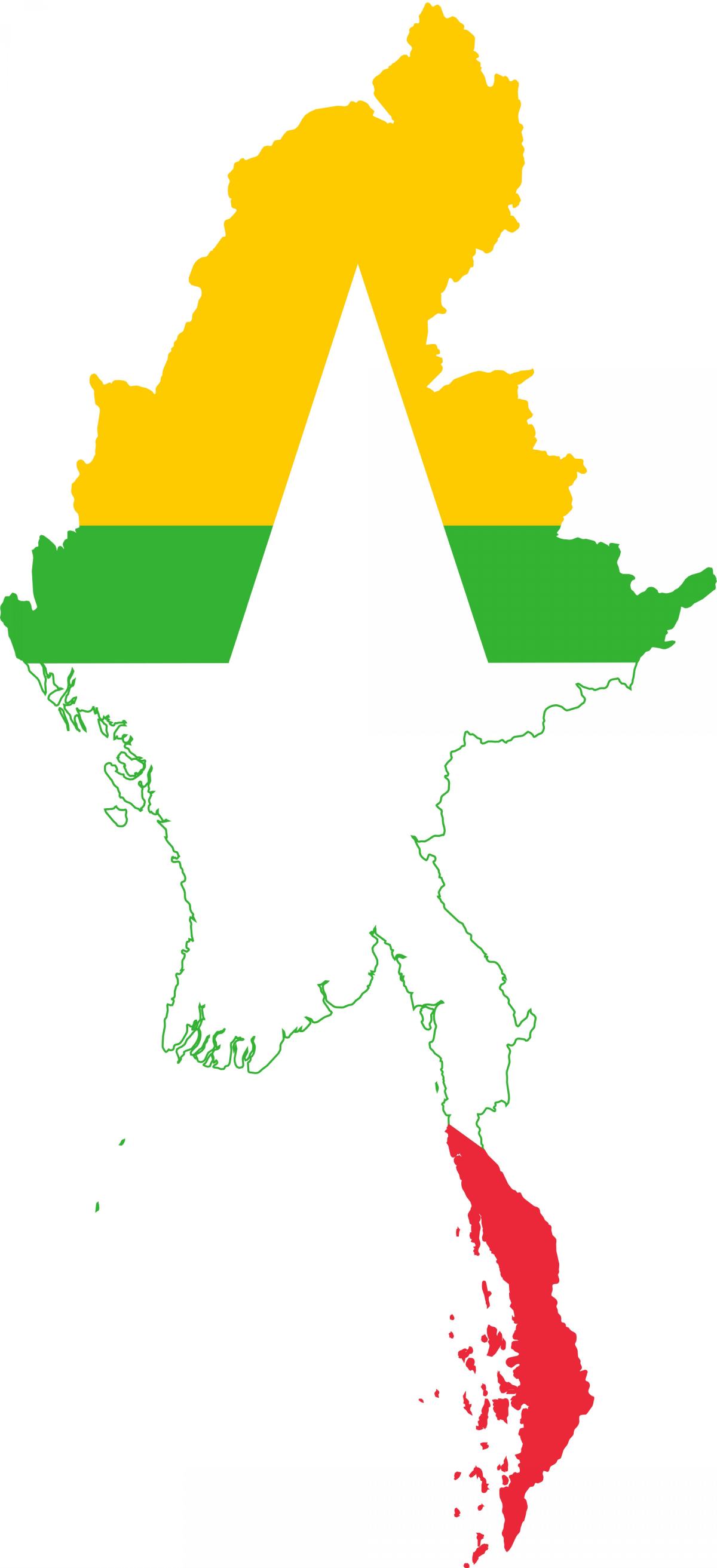 Karta logo Mianmar 