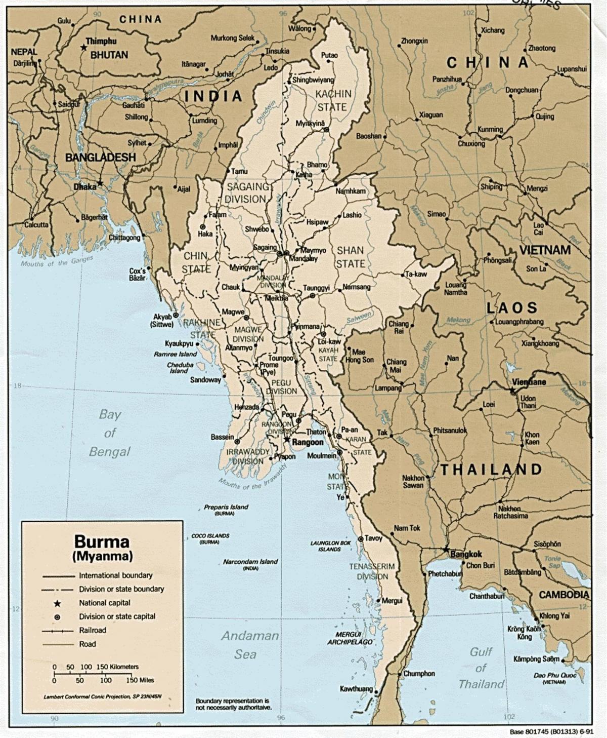 yangon Burma karti